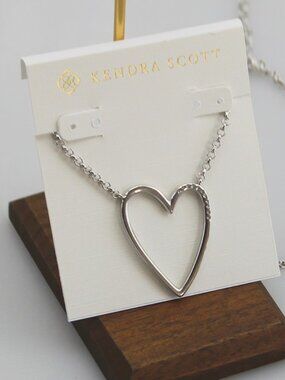 Kendra Scott Hollow Heart Necklace